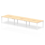 Office furniture evolve-plus-b2b-desk-6-person Dynamic  Maple White  160 Wide