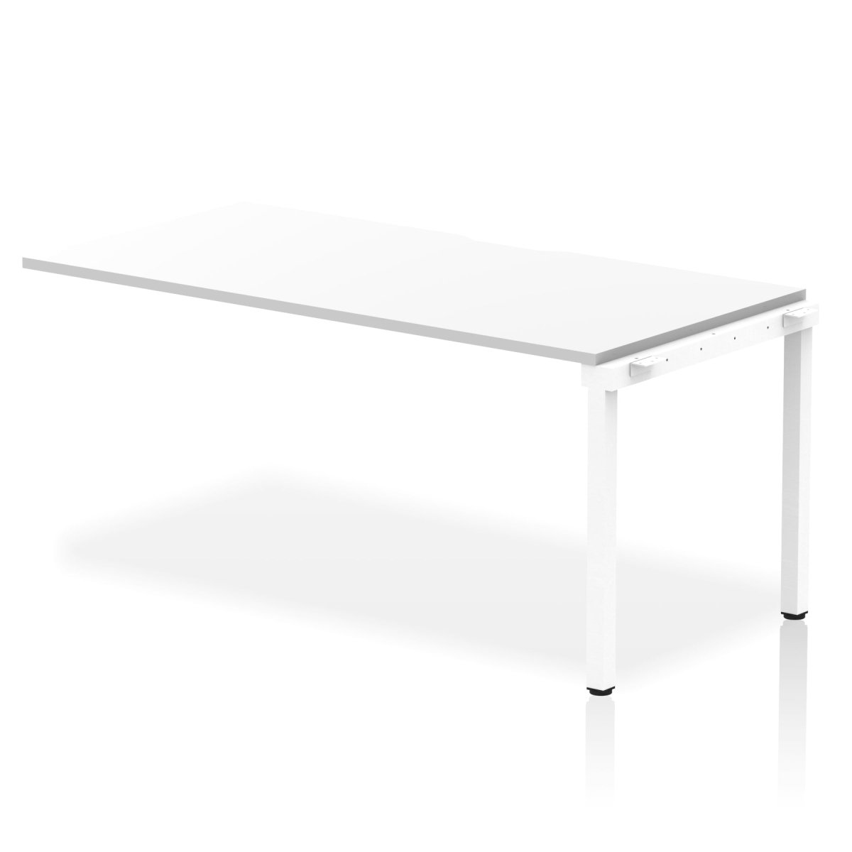 Office furniture evolve-plus-single-row-extension-desk Dynamic  White 140  Wide White Wide