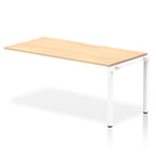 Office furniture evolve-plus-single-row-extension-desk Dynamic  Maple 140  Wide White Wide