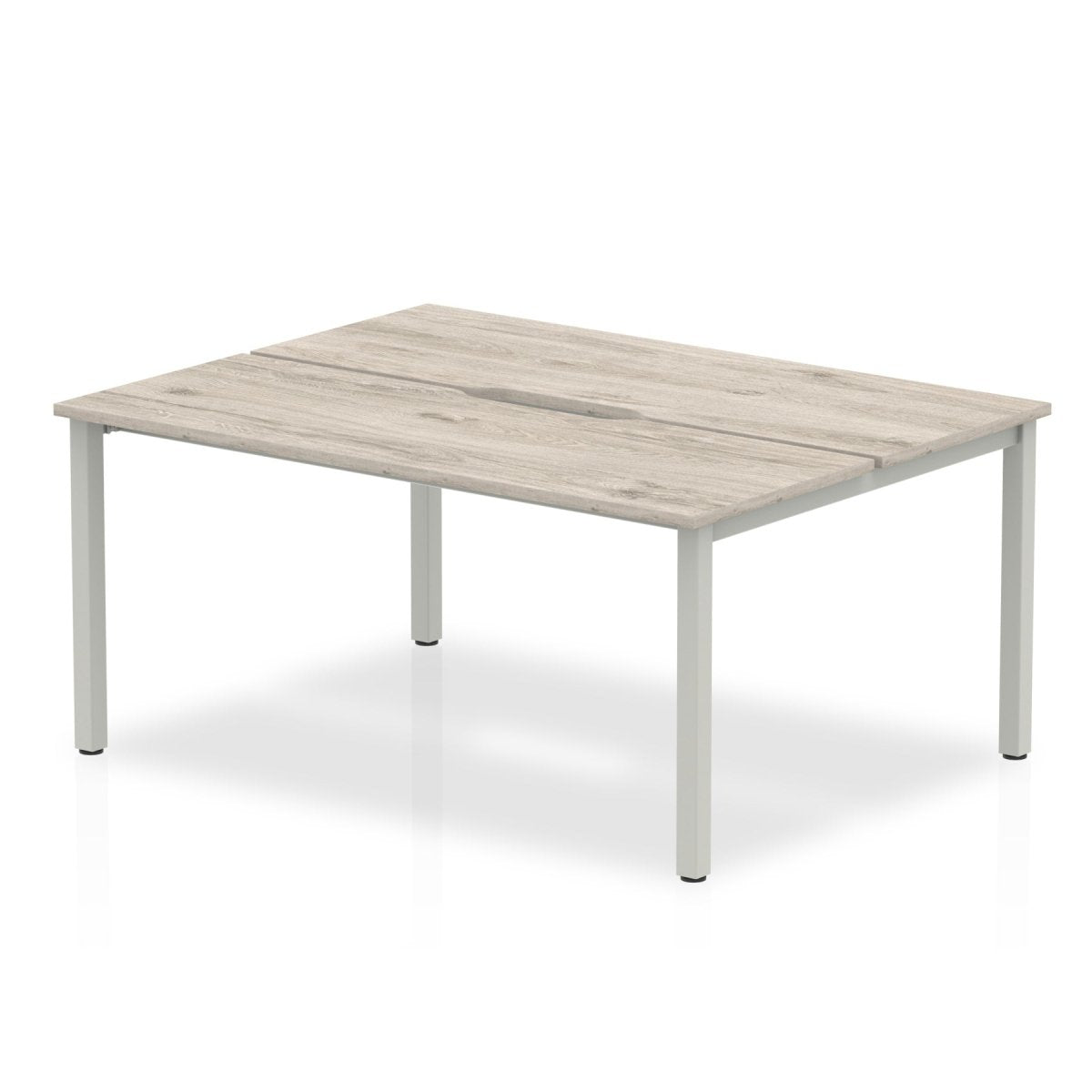 Office furniture evolve-plus-b2b-desk-2-person Dynamic  Grey Oak 140 Wide