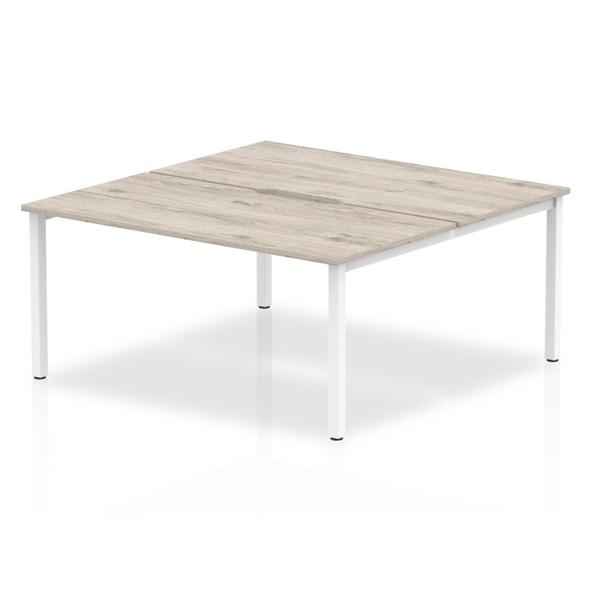Office furniture evolve-plus-b2b-desk-2-person Dynamic  Grey Oak 160 Wide
