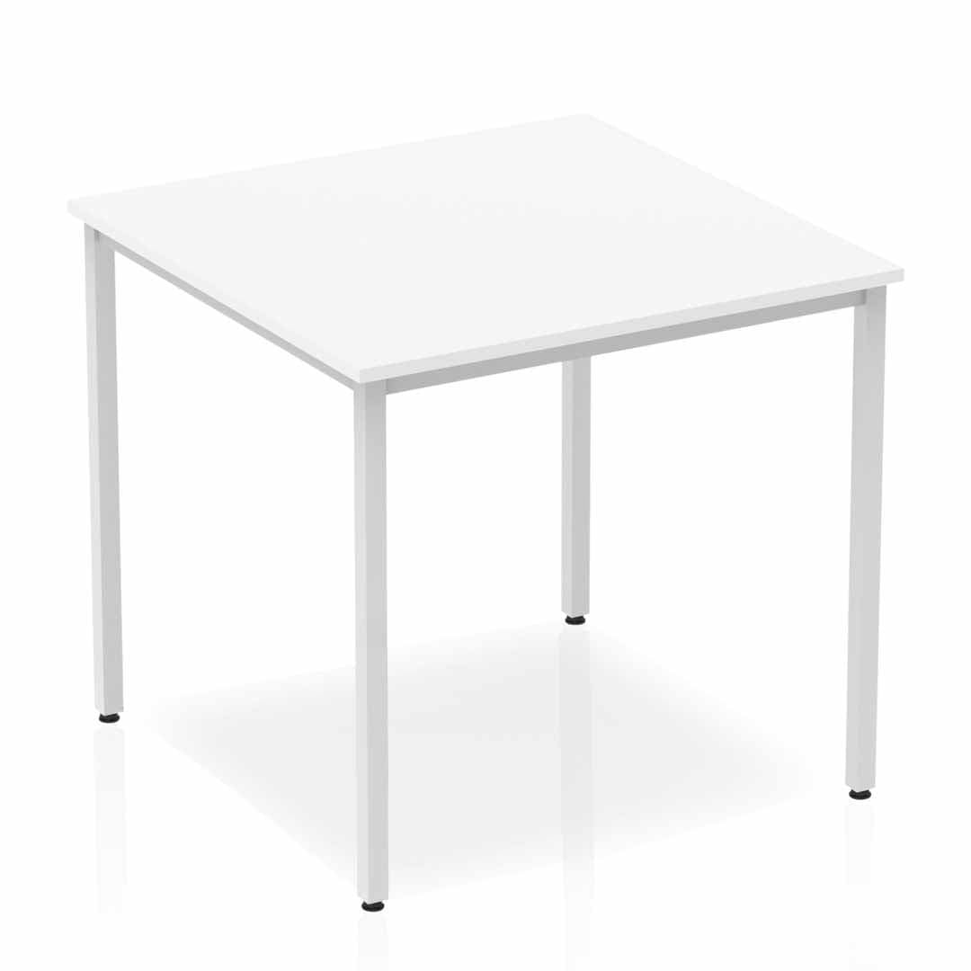 Office furniture impulse-straight-table-box-frame-leg Dynamic  White 800 Wide 