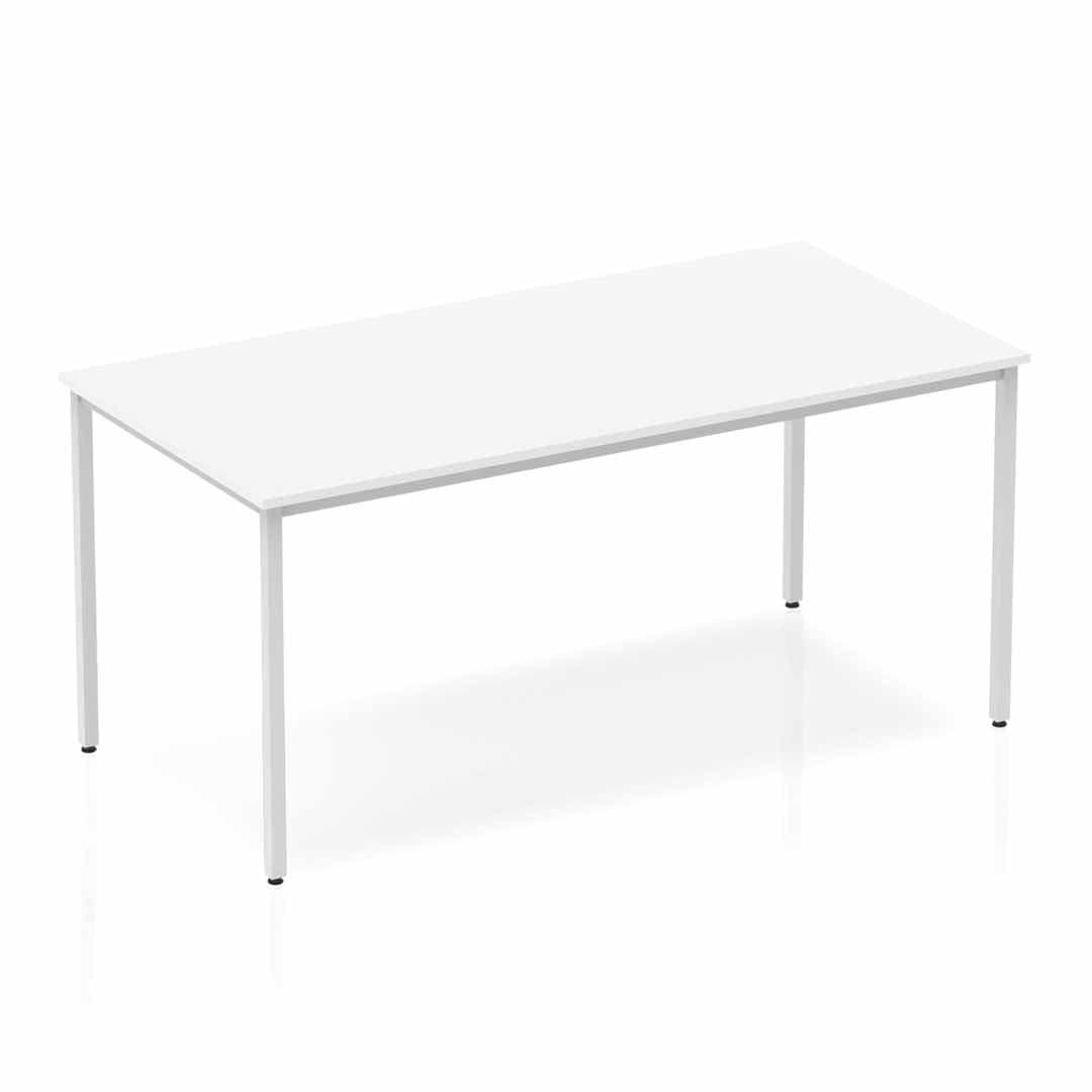 Office furniture impulse-straight-table-box-frame-leg Dynamic  White 160 Wide 