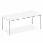 Office furniture impulse-straight-table-box-frame-leg Dynamic  White 180 Wide 