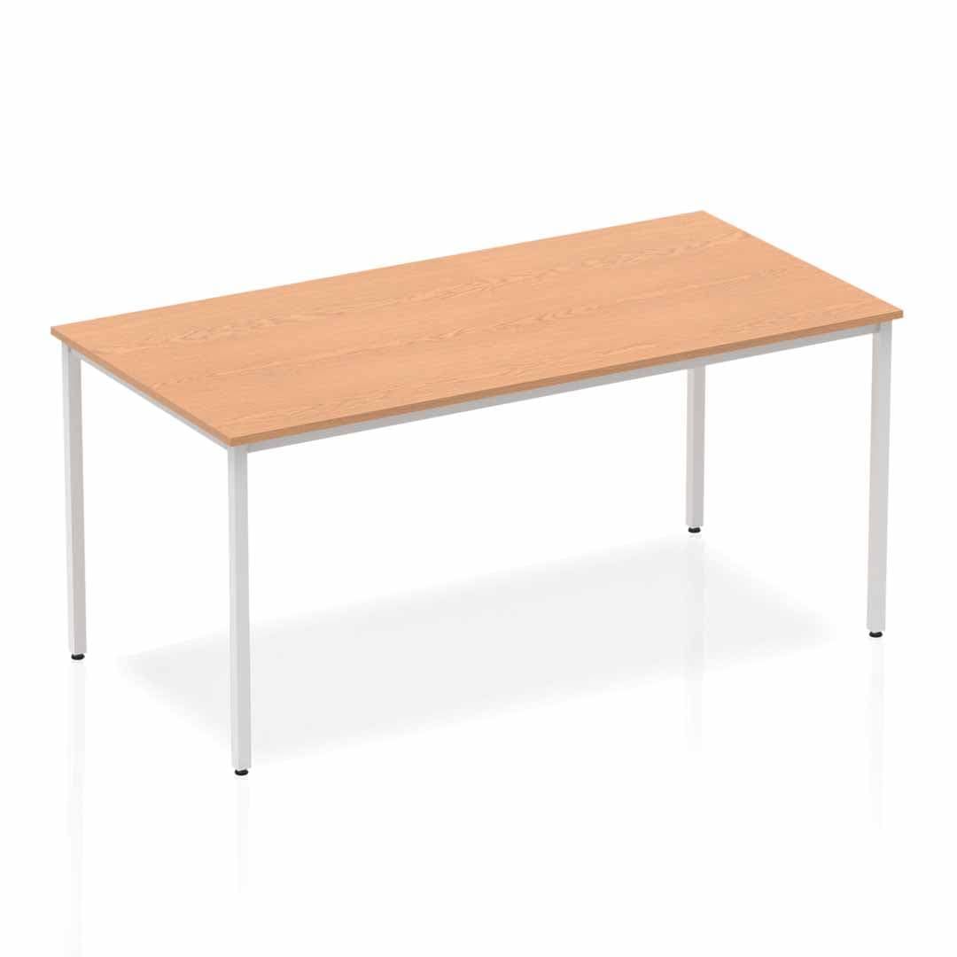 Office furniture impulse-straight-table-box-frame-leg Dynamic  Oak 160 Wide 