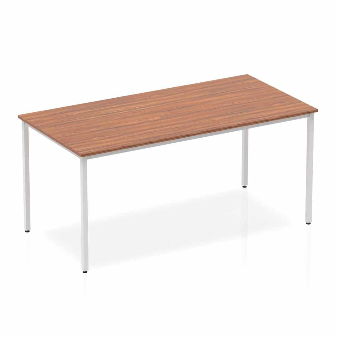 Office furniture impulse-straight-table-box-frame-leg Dynamic  Walnut 160 Wide 