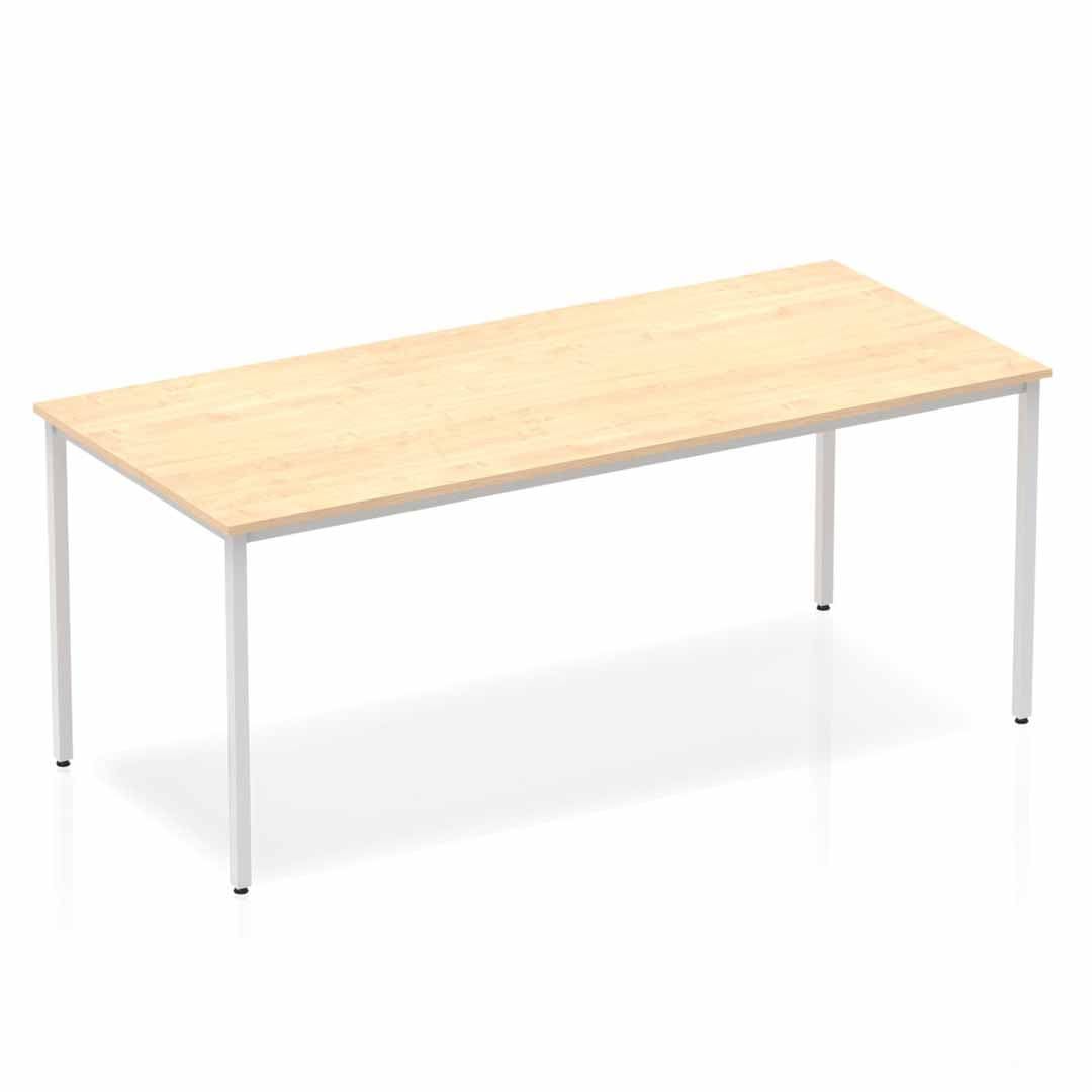 Office furniture impulse-straight-table-box-frame-leg Dynamic  Maple 180 Wide 