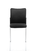 Office furniture academy-visitor-chair Dynamic  Bespoke Bergamot Cherry  With Arms Black Nylon