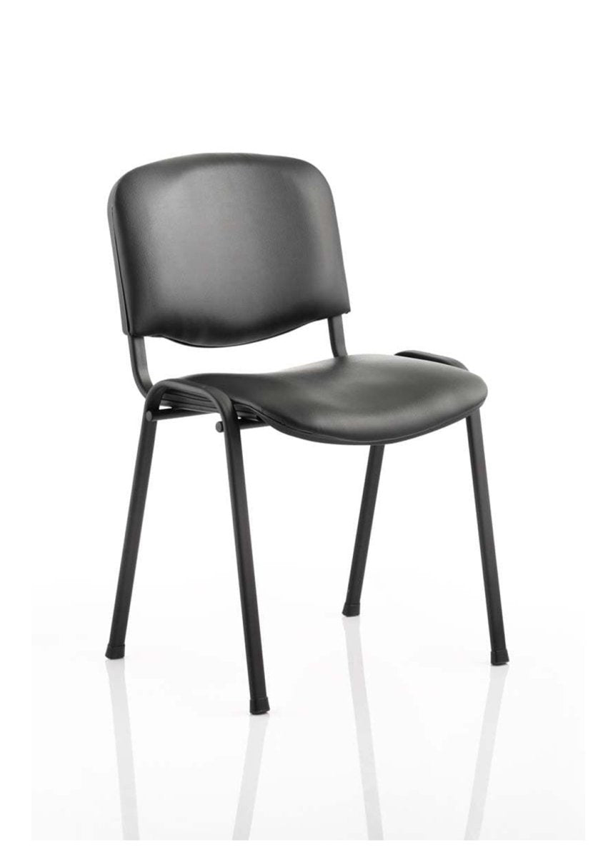 Office furniture iso-stacking-chair Dynamic  Black Polypropylene Colour Black 