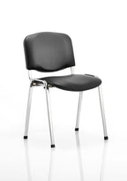 Office furniture iso-stacking-chair Dynamic  Bespoke Ginseng Chilli Colour Black 