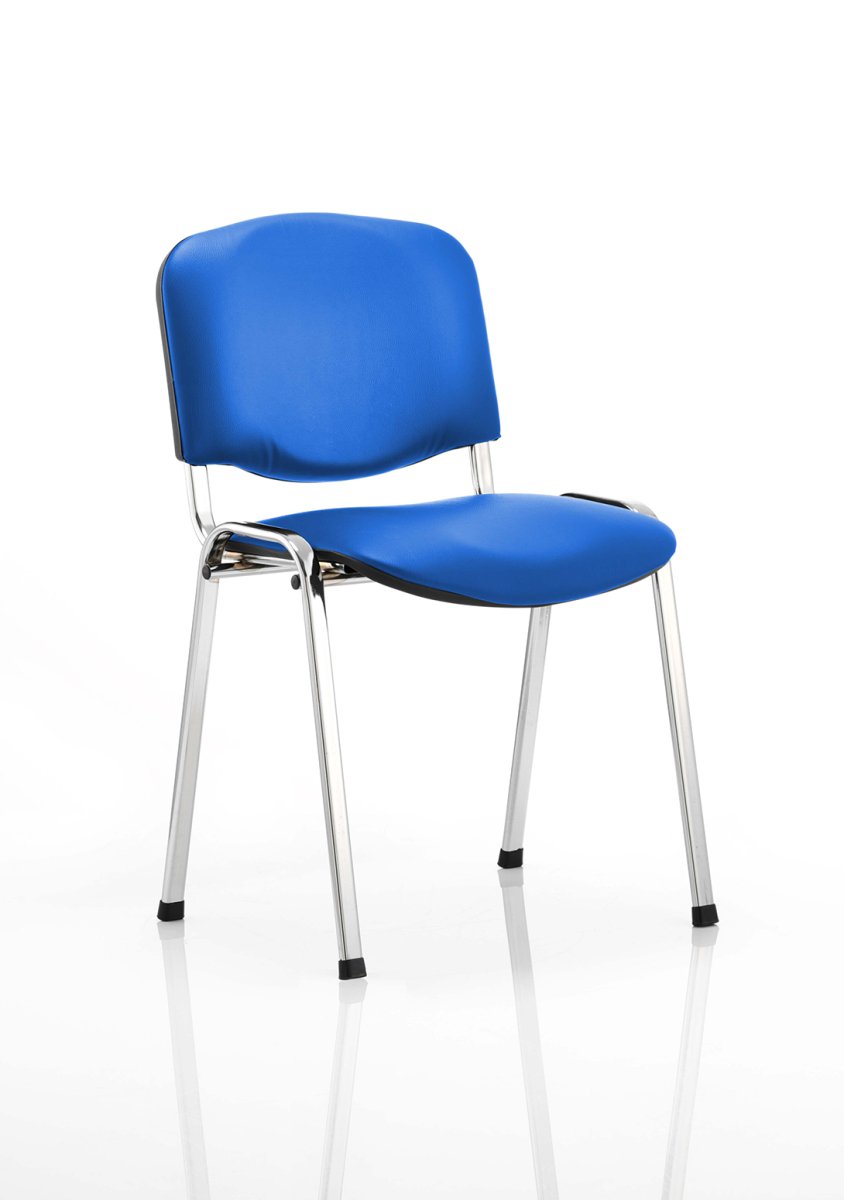 Office furniture iso-stacking-chair Dynamic  Bespoke Maringa Teal Colour Black 