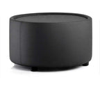 Office TableNeo Round Table Black Black Fabric   That’s My Office Furniture, 360 Degree View storage, desk, chair