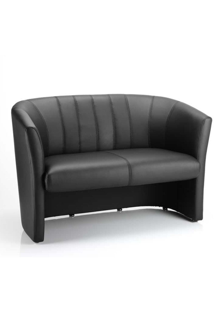 Office Tub Chair Neo Twin Tub Black Fabric   That’s My Office Furniture, 360 Degree View storage, desk, chair