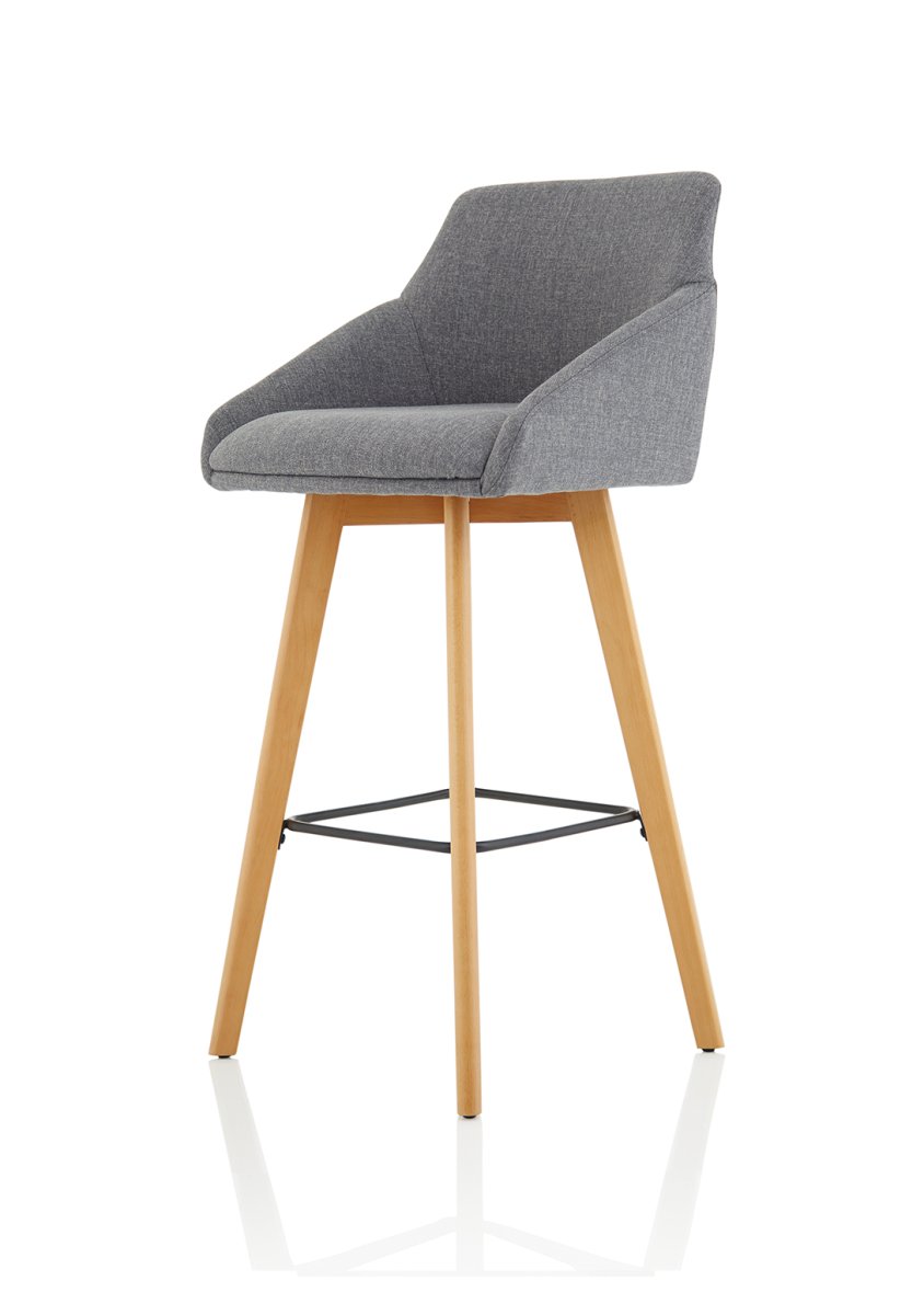 Office furniture carmen-wooden-leg-high-stool Dynamic   Colour Bespoke Quench 