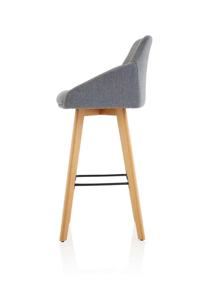 Office furniture carmen-wooden-leg-high-stool Dynamic   Colour Bespoke Spark 