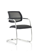 Visitor Chair Swift Medium Back Cantilever  Black   