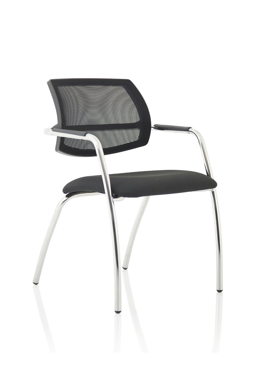 Visitor Chair  Swift Medium Back (Straight Leg) Black   
