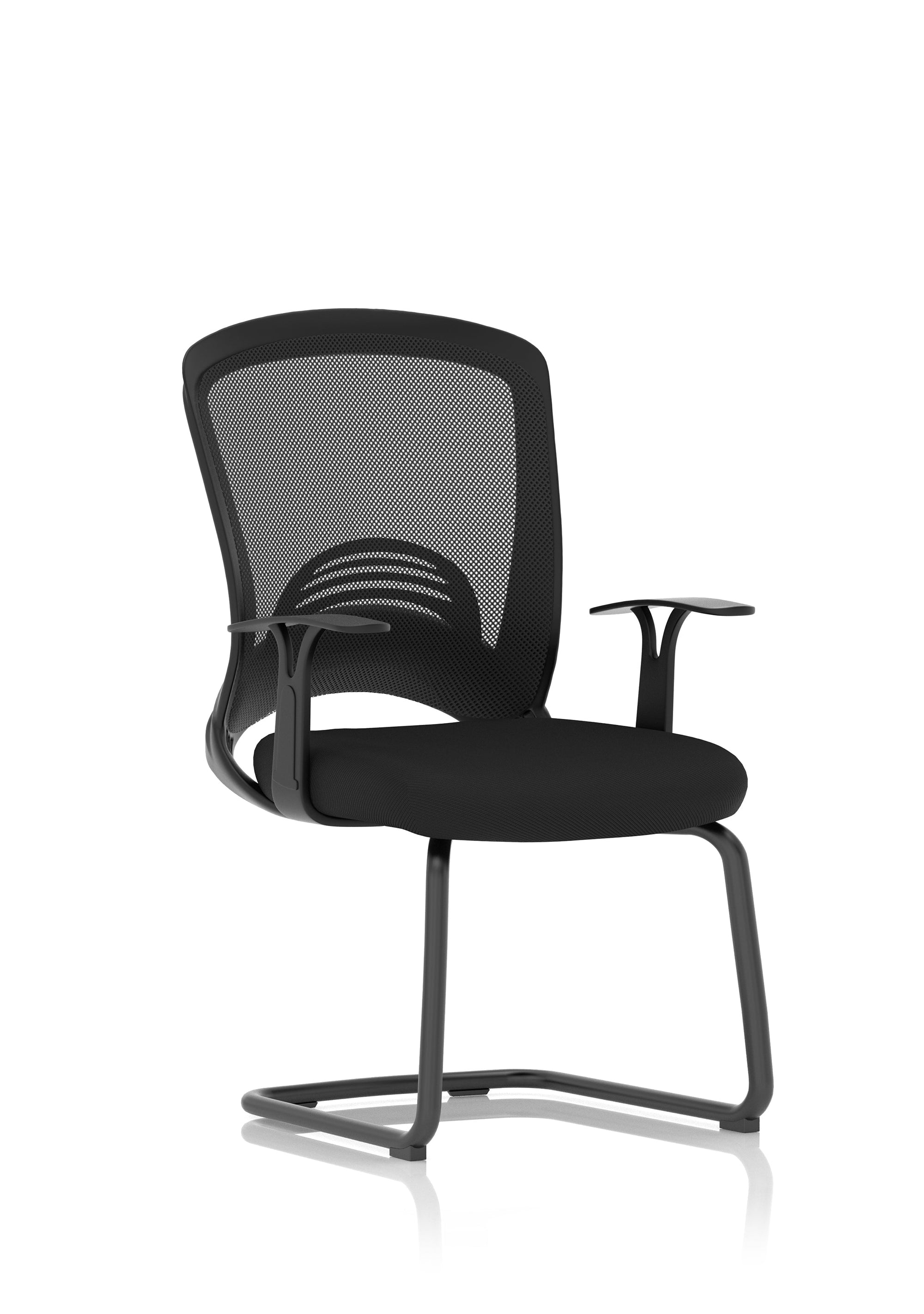 Visitor Astro Cantilever Leg Mesh Chair  Colour Black 