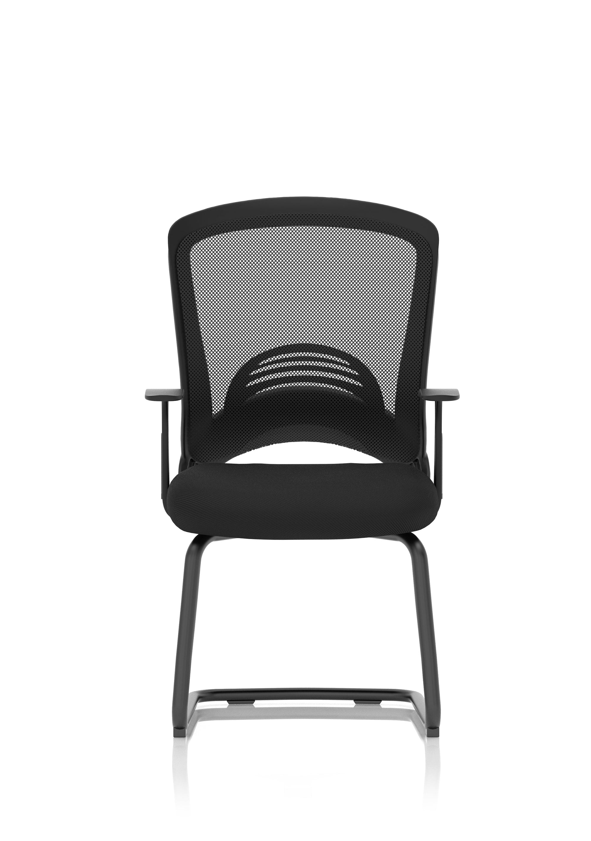 Office furniture astro-visitor-cantilever-leg-mesh-chair Dynamic   Colour Bespoke Bergamot Cherry 