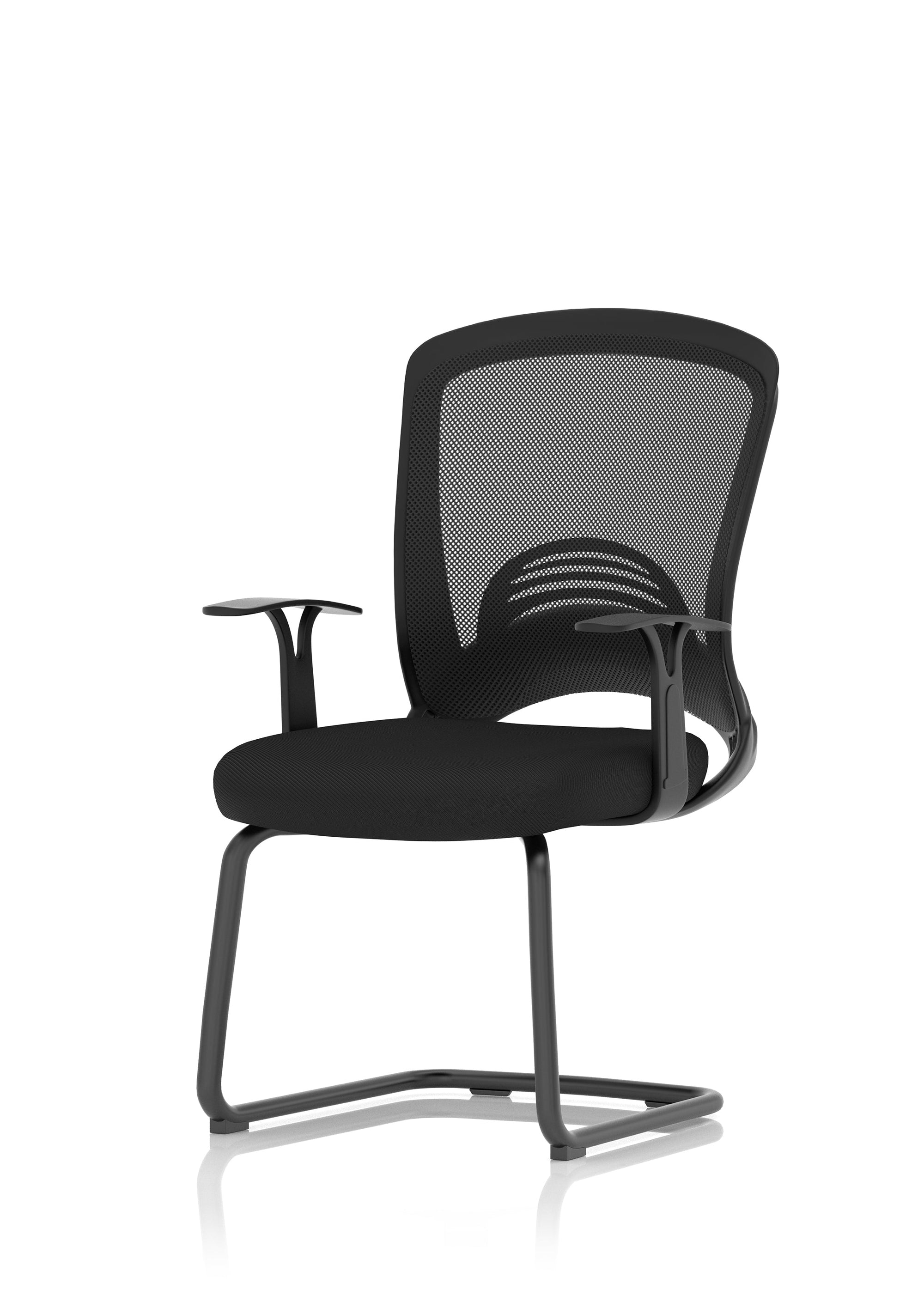 Office furniture astro-visitor-cantilever-leg-mesh-chair Dynamic   Colour Bespoke Ginseng Chilli 