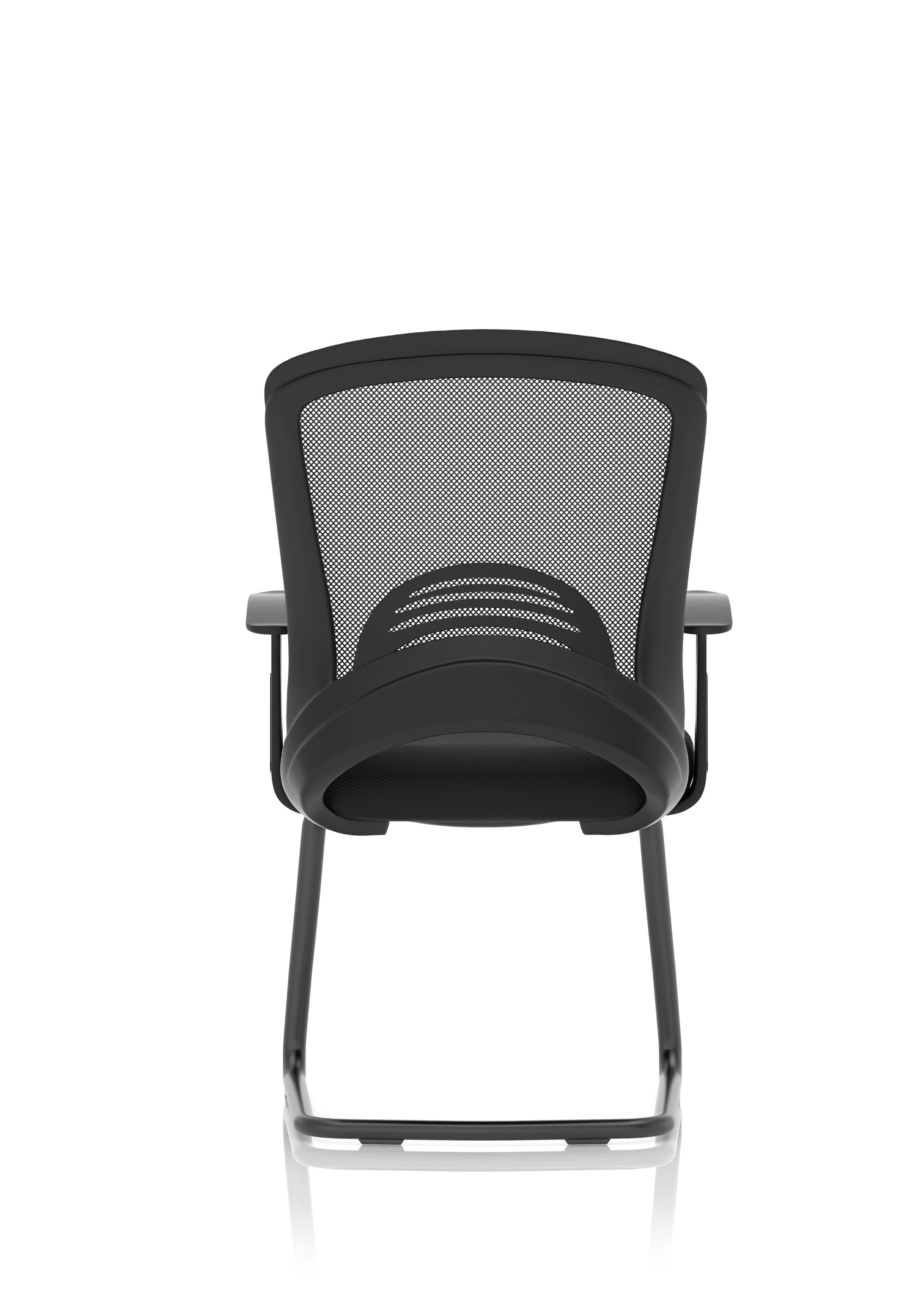 Office furniture astro-visitor-cantilever-leg-mesh-chair Dynamic   Colour Bespoke Senna Yellow 
