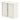 Office Tambour Cupboard Tall or Low Qube by Bisley  Chalk White