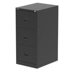 Filing Cabinet 2 3 or 4 Drawers in 3 colours by Bisley Qube Black