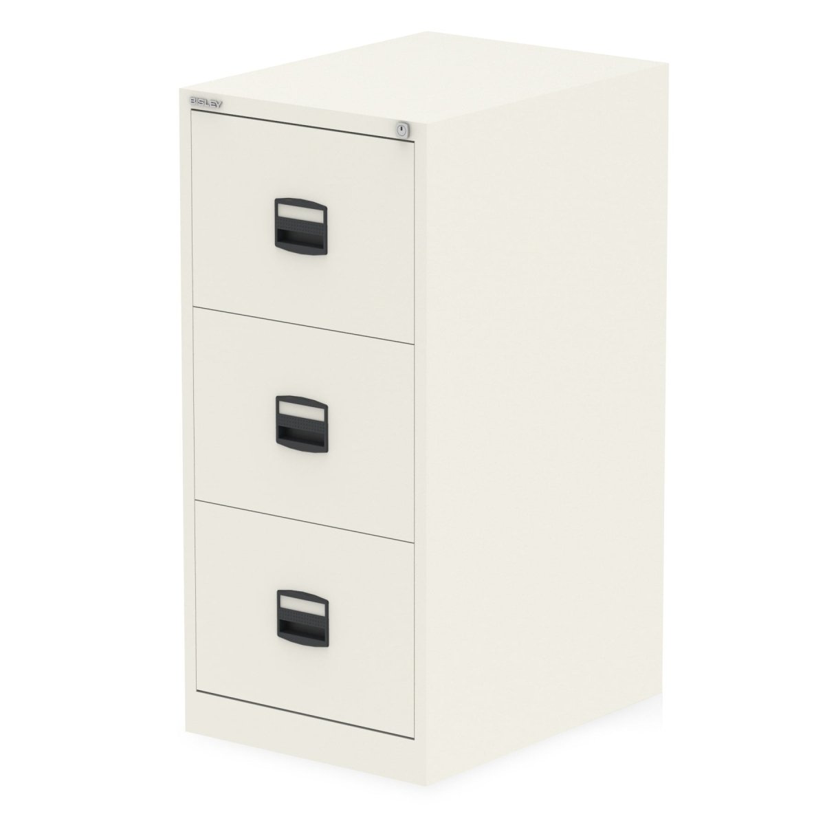 Filing Cabinet 2 3 or 4 Drawers in 3 colours by Bisley Qube Chalk White