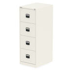 Filing Cabinet 2 3 or 4 Drawers in 3 colours by Bisley Qube Chalk White