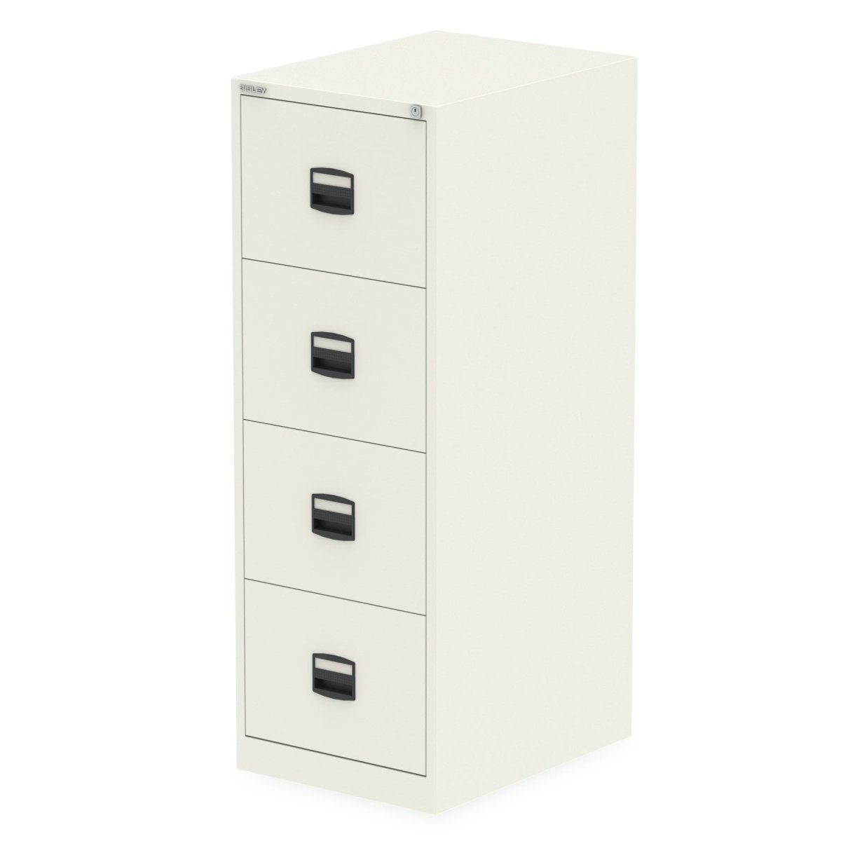 Filing Cabinet 2 3 or 4 Drawers in 3 colours by Bisley Qube Chalk White