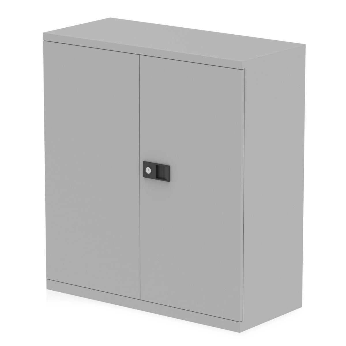 Office Stationery Cupboard Qube by Bisley  Tall or Low 3 Colours Goose Grey