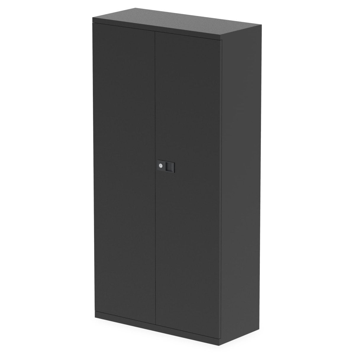 Office Stationery Cupboard Qube by Bisley  Tall or Low 3 Colours Black