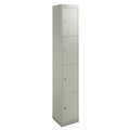 Office Locker (1 or 4 Doors, Standard or Slim) Qube by Bisley  4 Door