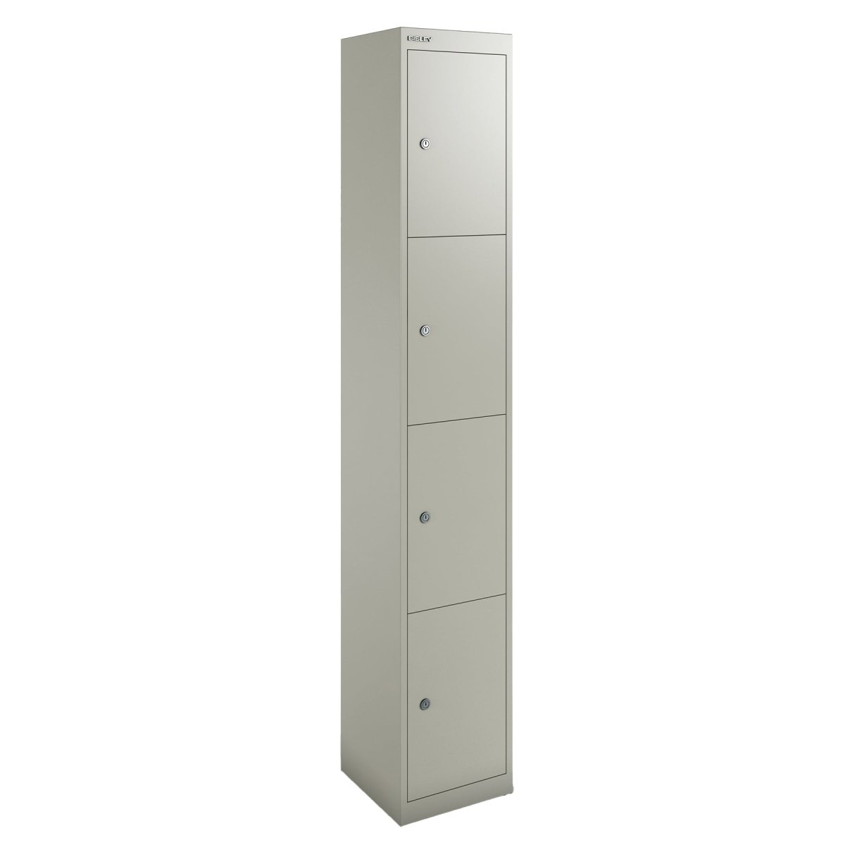 Office Locker (1 or 4 Doors, Standard or Slim) Qube by Bisley  4 Door