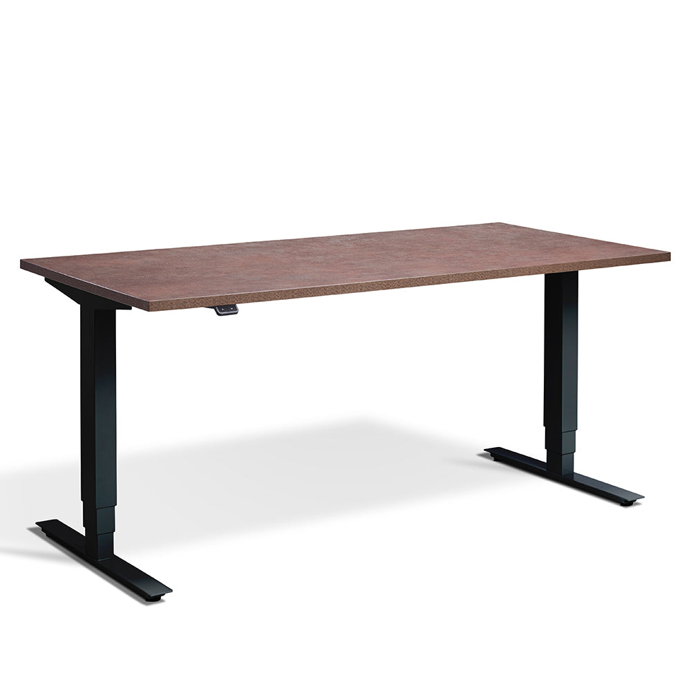 Lavoro Standing Desk Height Adjustable  | WADV18080-Black Ply Edge