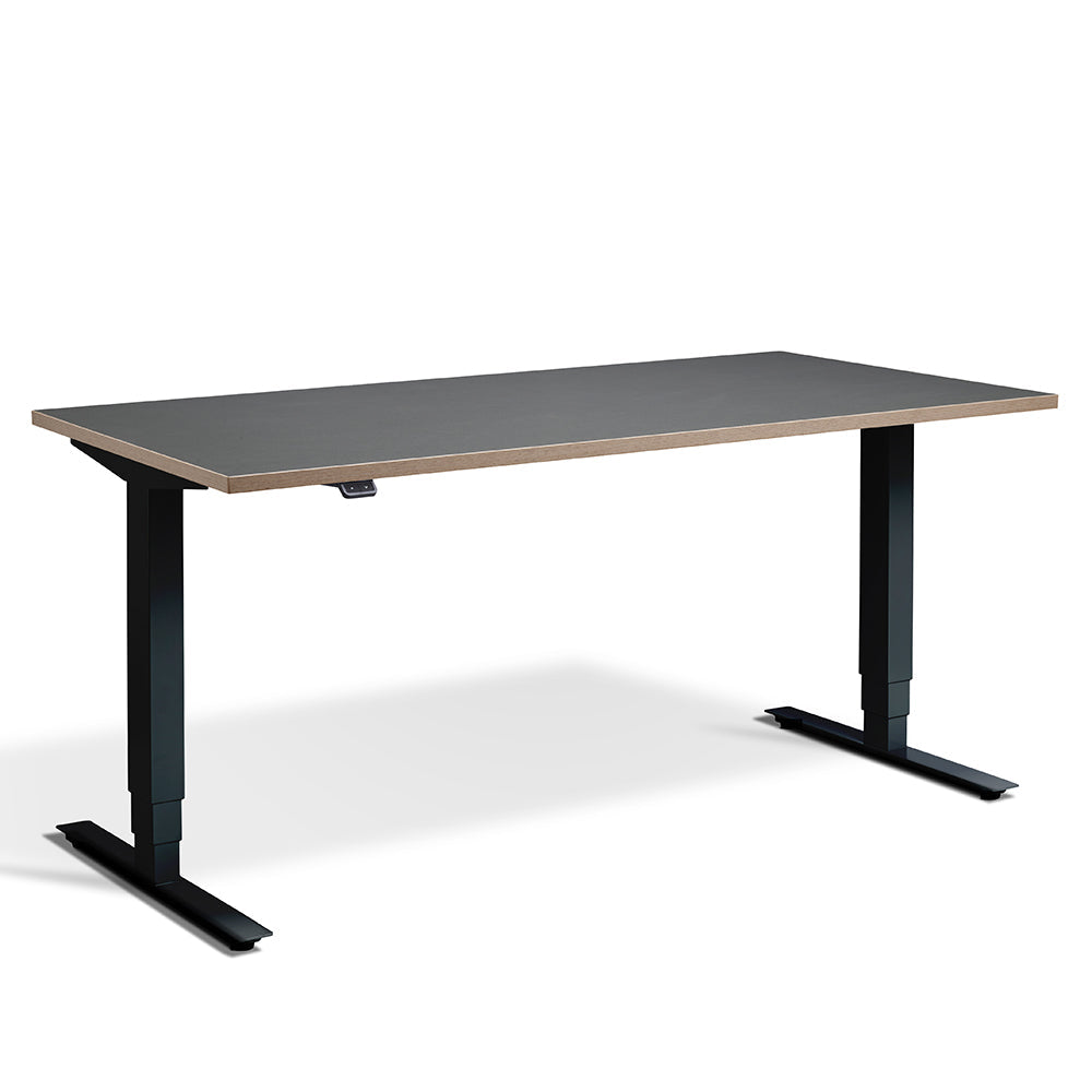 Lavoro Standing Desk Height Adjustable  | WADV16080-White Ply Edge