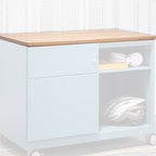 Decorative Wooden Top for Silverline Cabinet White Top 80.3cm W x 50.7cm D x 2.5cmH