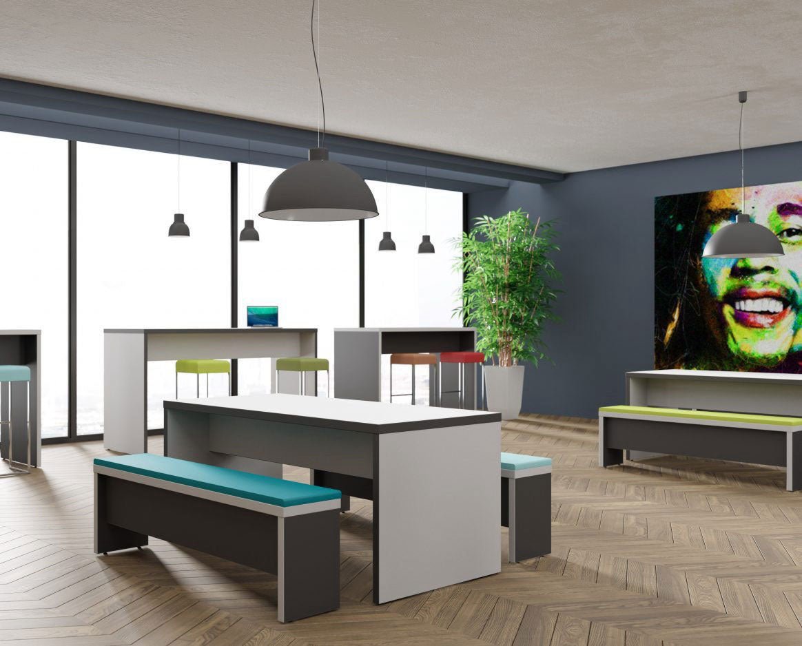 Canteen and break out tables low      Colour  That’s My Office Furniture, 360 Degree View storage, desk, chair