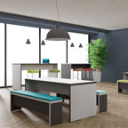 Office  breakout and meeting high tall table side on