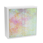 Colourful Tambour cupboard office furniture funky fun