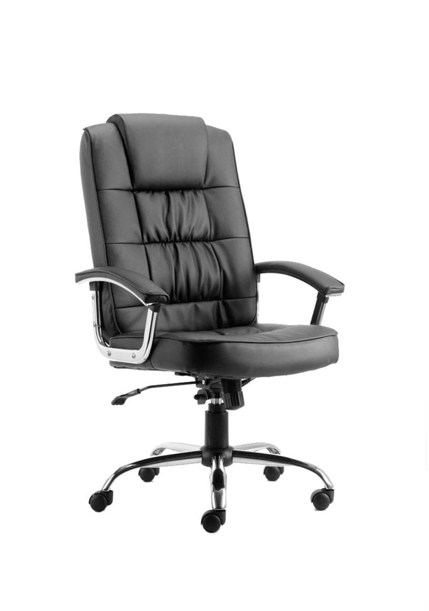 Executive Office Chair Moore Deluxe High Back Black Executive Office Chair with Arms Default Title   