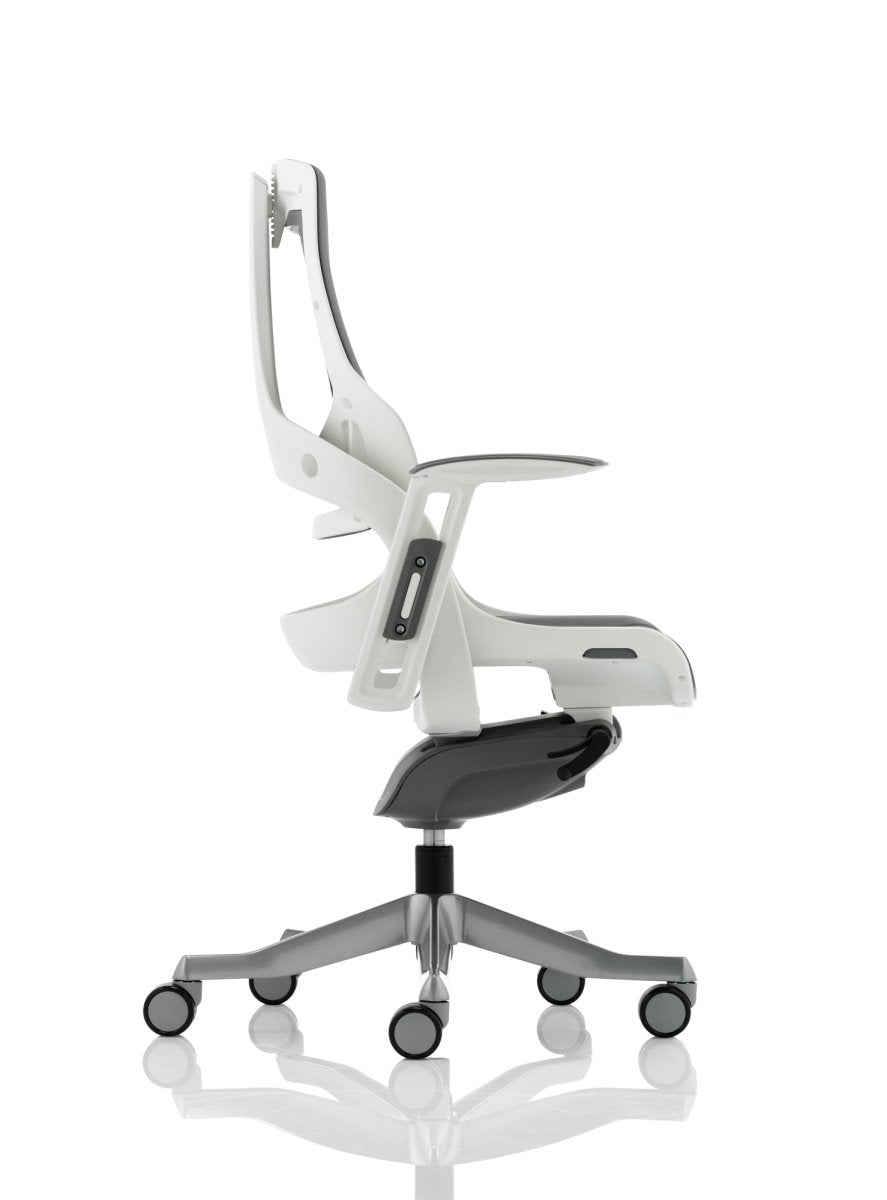 zure-executive-chair-with-white-shell Dynamic  Bespoke Ginseng Chilli Fabric Colour Bespoke Ginseng Chilli 