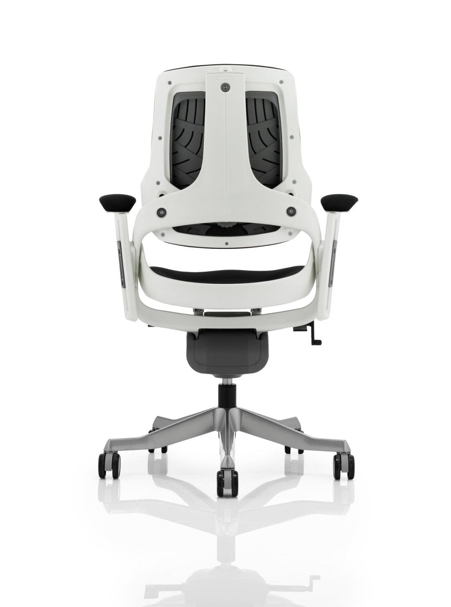 Office furniture zure-executive-chair-with-white-shell Dynamic  Bespoke Senna Yellow Fabric Colour Bespoke Senna Yellow 