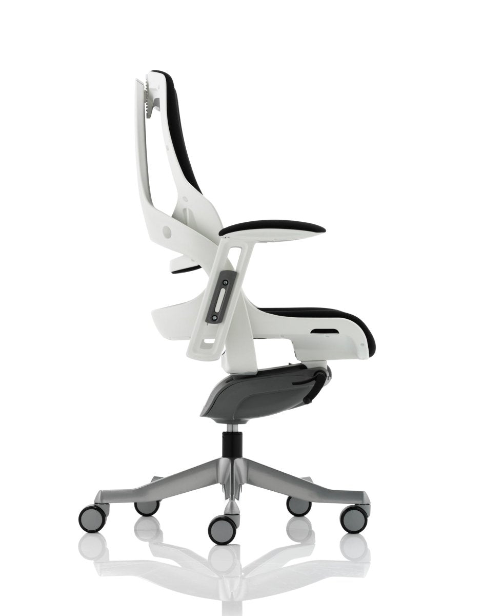 Office furniture zure-executive-chair-with-white-shell Dynamic  Bespoke Tansy Purple Fabric Colour Bespoke Tansy Purple 
