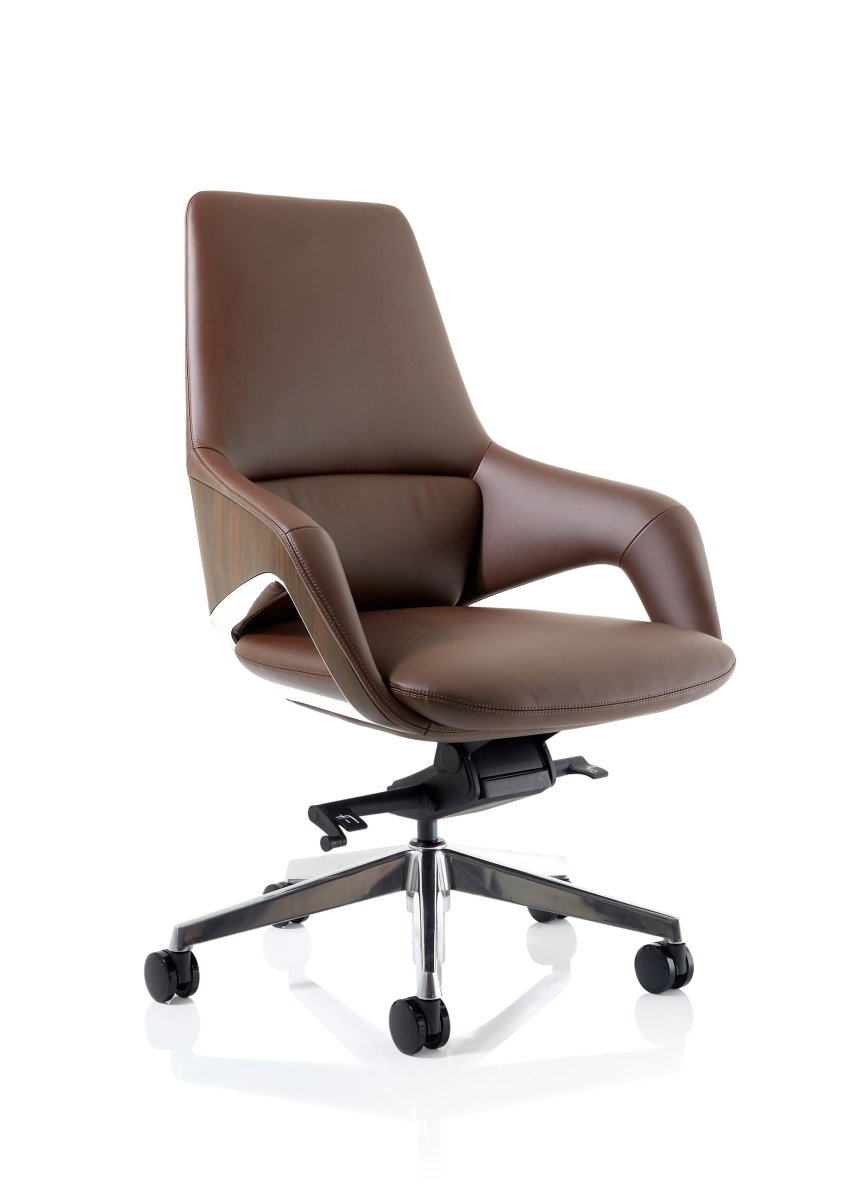 Executive Office Chair Olive High Back   Colour Brown 