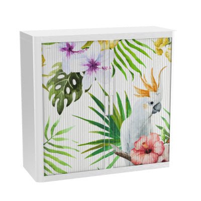Colourful Tambour cupboard office furniture funky fun