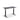 Height Adjustable Flyga Sit Stand Lavoro Design Desk 120cm wide 70cm Deep  Wenge leg Black