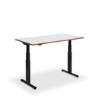 Height Adjustable Flyga Sit Stand Lavoro Design Desk 160cm wide 80cm Deep  Concrete leg Black