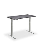 Height Adjustable Flyga Sit Stand Lavoro Design Desk 180cm wide 70cm Deep  Concrete leg Black
