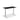 Height Adjustable Flyga Sit Stand Lavoro Design Desk 120cm wide 70cm Deep  Ferro Bronze leg Black
